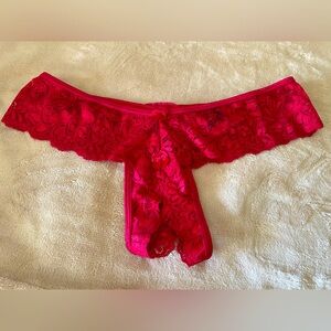 NWOT Fredericks of Hollywood sexy panty crotchless